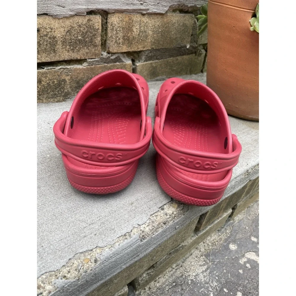 Crocs Unisex Adult‎ Classic Baya Comfort Clogs Pepper Red Size M 9, W 11